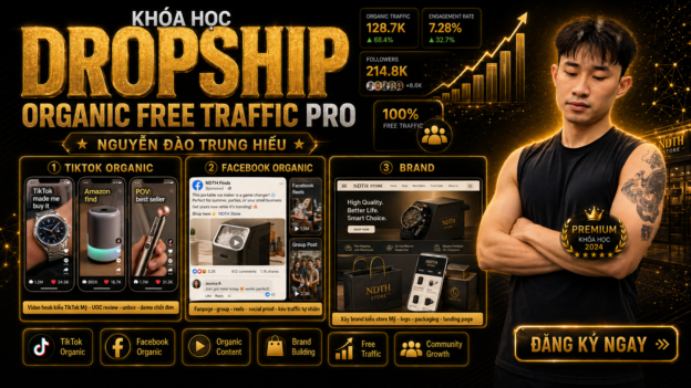 Khóa Học Organic Free Traffic Viral Builder Nguyễn Đào Trung Hiếu